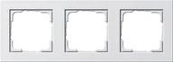Klawisze i ramki - Gira Ramka potrójna E2 biały matowy - miniaturka - grafika 1