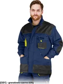 Odzież robocza - R.E.I.S. LH-FMN-J - bluza ochronna zapinana na suwak oraz na rzepy, - granatowo-czarno-żółty S - miniaturka - grafika 1