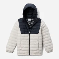 Kurtki i płaszcze dla chłopców - Kurtka chłopięca zimowa Columbia Powder Lite II Hooded Jacket 2090023278 119 cm (XS) Biały/Czarny (195981516838) - miniaturka - grafika 1
