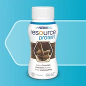 Żywienie medyczne - Resource Protein smak czekoladowy, 4 x 200 ml - miniaturka - grafika 1