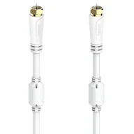 Kable - Hama Kabel antenowy 100dB wtyk F wtyk F pozłacany 3m > PIĄTY PRODUKT 99% - miniaturka - grafika 1