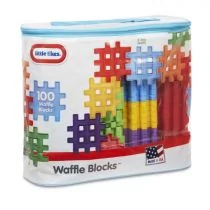 Little Tikes torba z zamkiem Waffle-bloków (100 sztuk)