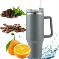 Kubki termiczne - KUBEK TERMICZNY TERMOS PODRÓŻNY DO SAMOCHODU STAL NIERDZEWNA 1200 ML - miniaturka - grafika 1