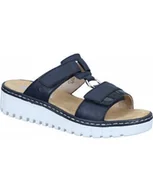 Klapki i japonki damskie - KLAPKI RIEKER - 900169-05 BLUE - Rieker - miniaturka - grafika 1