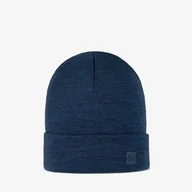 Czapki damskie - Czapka unisex Buff Merino Heavyweight Beanie solid night blue - ONE SIZE - miniaturka - grafika 1
