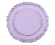 Kokony niemowlęce - Gniazdko z falbanką do zabawy - fioletowe - miniaturka - grafika 1