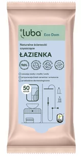 Luba Eco Dom naturalne ściereczki czyszczące Łazienka 50szt - Środki do kuchni i łazienki - miniaturka - grafika 1