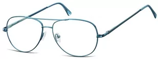 Sunoptic Aviator zerowki Okulary Oprawki metalowe korekcyjne 790B - Okulary korekcyjne, oprawki, szkła - miniaturka - grafika 1