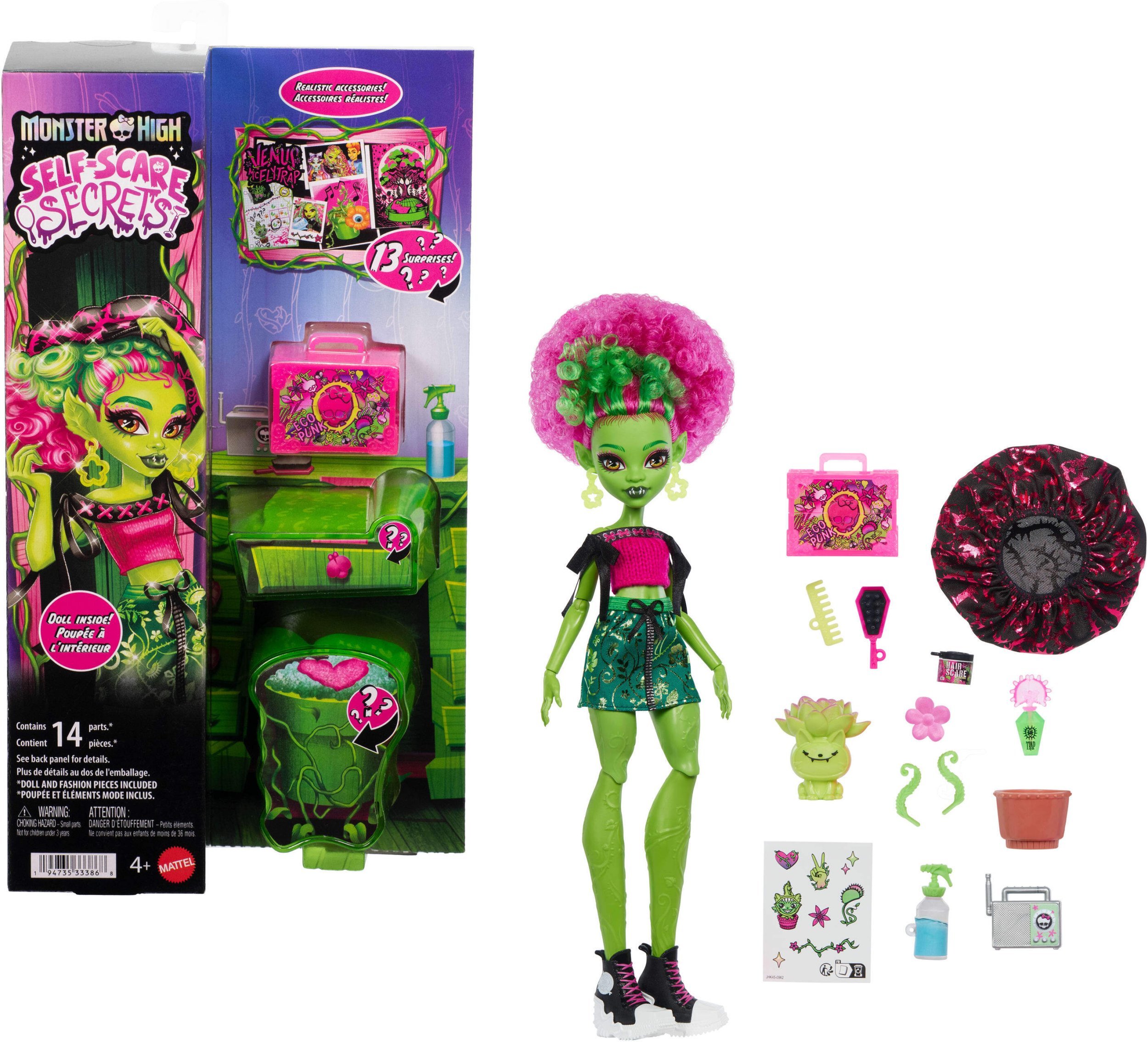 Mattel MONSTER HIGH SELF-SCARE SECRETS Venus zestaw