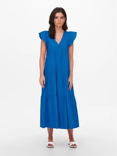Sukienki - Only Sukienka letnia Lindsey 15256487 Niebieski Regular Fit - grafika 1