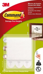 3M POLAND SP. Z O.O. COMMAND RZEPY DO WIESZANIA OBRAZÓW ŚREDN - Inne mocowania - miniaturka - grafika 4