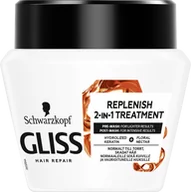 Maski do włosów - Schwarzkopf Gliss Total Repair Treatment Mask - maska do włosów 300 ml - miniaturka - grafika 1