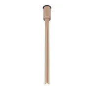 Lampy sufitowe - Metalowa sufitowa lampa sopel ALHA 9677 Dohar do gabinetu platynowa - miniaturka - grafika 1