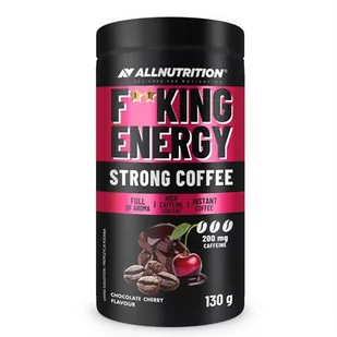 Allnutrition, kawa rozpuszczalna o smaku wiśni w czekoladzie F**king Delicious, 130 g - Kawa - miniaturka - grafika 1