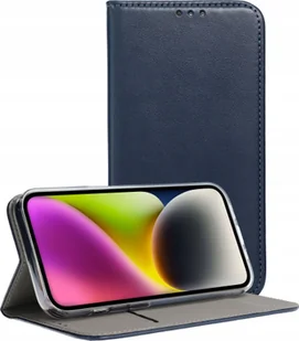 OEM Kabura SMART MAGNETO do XIAOMI Redmi Note 13 Pro Plus 5G granatowy - Etui i futerały do telefonów - miniaturka - grafika 1