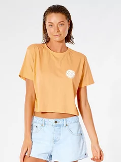 Koszulki i topy damskie - Rip Curl Koszulka w kolorze pomarańczowym - grafika 1