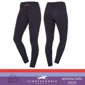 Bryczesy - Schockemohle Bryczesy damskie SUMMER HEATHER FS SS23 - dark blue - miniaturka - grafika 1