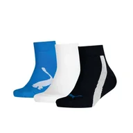 Skarpetki damskie - Skarpety dziecięce Puma BWT QUARTER 3-PACK wielokolorowe 90796103-27-30 - miniaturka - grafika 1