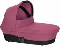 Akcesoria do wózków - Cybex duża gondola do wózka Melio na wózek - Magnolia Pink - lekka - miniaturka - grafika 1
