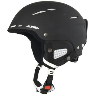 Alpina Biom Black Matt 58 62 - Kaski narciarskie - miniaturka - grafika 1