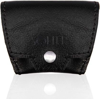 Solier Skórzana bilonówka, portfel na monety SOLIER S CZARNA VALERIE