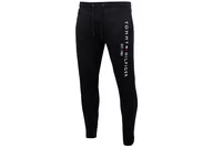 Spodnie męskie - Tommy  Hilfiger Spodnie Męskie Dresowe Bawełniane Basic Branded Sweatpants Black Mw0Mw08388 Bds L - miniaturka - grafika 1