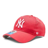 Czapki dla dzieci - Czapka z daszkiem 47 Brand MLB New York Yankees Raised Basic '47 MVP B-RAC17CTP-BE Różowy - miniaturka - grafika 1