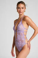 Biustonosze - Hunkemöller Body Nienke Fioletowy - miniaturka - grafika 1