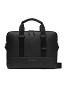 Torby na laptopy - Tommy Hilfiger Torba na laptopa Th Modern Computer Bag AM0AM13637 Czarny - miniaturka - grafika 1
