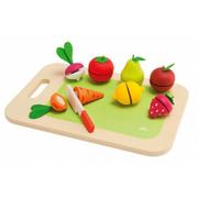 Zabawki AGD - Sevi Deska do krojenia z warzywami i owocami - miniaturka - grafika 1