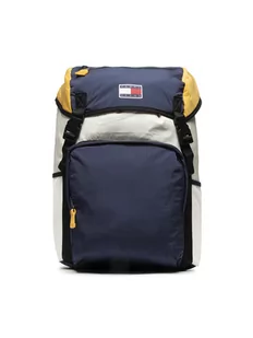 Tommy Hilfiger Plecak Tjm Travel Flap Backpack AM0AM08560 Granatowy - Plecaki - miniaturka - grafika 1