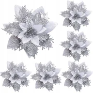 Ozdoby bożonarodzeniowe - GWIAZDA BETLEJEMSKA NA CHOINKĘ KWIATY STROIK POINSECJA 6SZT [SE-GB6] - miniaturka - grafika 1