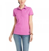 Koszulki jeździeckie - Ariat Koszulka damska PRIX 2.0 SS POLO SS21 - meadow mauve - miniaturka - grafika 1