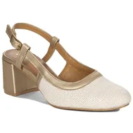 Czółenka - Maciejka Czółenka Damskie Złoty-39 - miniaturka - grafika 1