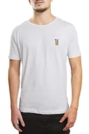 Koszulki męskie - Bonateks Męski T-shirt, TRFSTW101944XL, biały, XL - miniaturka - grafika 1