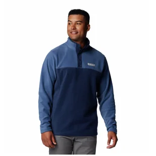 Męska bluza Columbia Steens Mountain™ Half Snap Ii Rozmiar: L / Kolor: ciemnoniebieski - Bluzy sportowe męskie - miniaturka - grafika 1