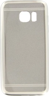 Silikonowe etui na telefon Samsung Galaxy S7 srebrne - Etui i futerały do telefonów - miniaturka - grafika 1