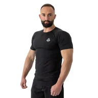 Kimona, stroje i obuwie - Rashguard do MMA męski DBX Bushido BlackRS z krótkim rękawem - miniaturka - grafika 1