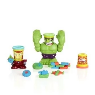 Hasbro Play-Doh Hulk B0308 - Masy plastyczne - miniaturka - grafika 1