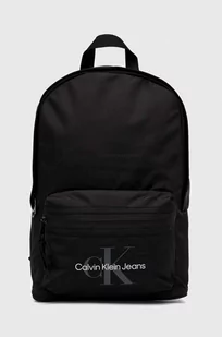 Calvin Klein Jeans plecak męski kolor czarny duży z nadrukiem - Plecaki - miniaturka - grafika 1