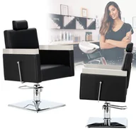 Fotele fryzjerskie - Fotel fryzjerski Brano hydrauliczny obrotowy do salonu fryzjerskiego krzesło fryzjerskie - miniaturka - grafika 1