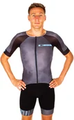 Bielizna sportowa męska - ZEROD Strój triathlonowy RACER TT SUIT dark atoll shad - miniaturka - grafika 1