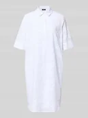 Sukienki - Sukienka koszulowa do kolan z wzorem z logo model 'Deria' - miniaturka - grafika 1