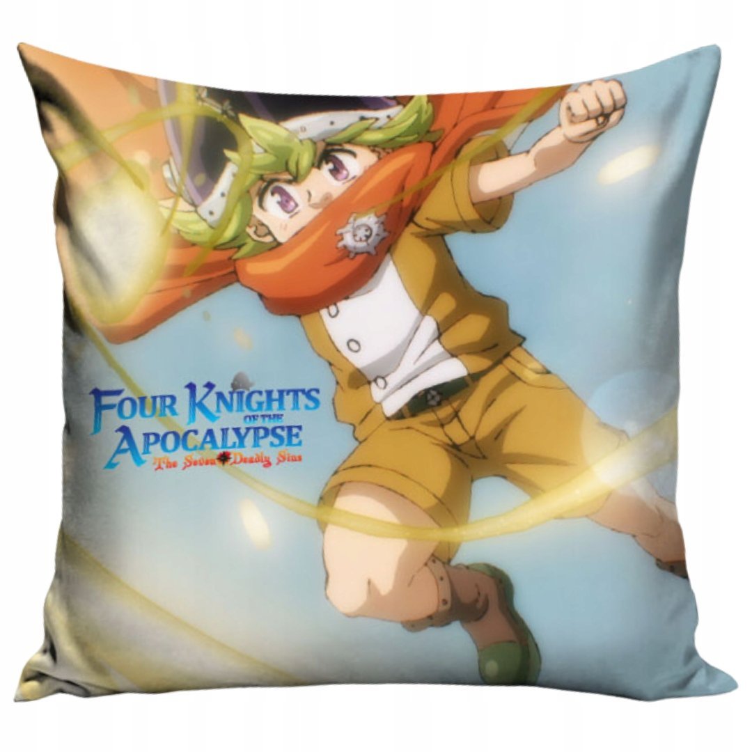 Poduszka Anime Four Knights of the Apocalypse z Dynamicznym Motywem