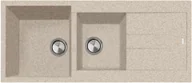 Zlewozmywaki - Zlew PLADOS ELEGANCE 116.20 JASNY BEŻ (avena 94) (AM1162094) - miniaturka - grafika 1