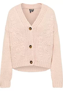 Swetry damskie - DreiMaster Kardigan z guzikami damski 39425057, jasnoróżowy, XS-S - grafika 1