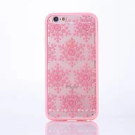 Etui i futerały do telefonów - Etui na telefon komórkowy Mandala dla Apple iPhone 8 Etui ochronne z motywem płatków Pokrowiec na torbę Bumper Pink - miniaturka - grafika 1