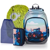 Plecaki szkolne i tornistry - Topgal Komplet szkolny ELLY 25015 SET LARGE - miniaturka - grafika 1