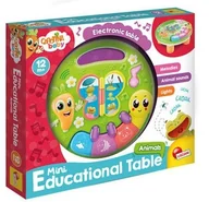 Maty edukacyjne - Carotina Baby Edukacyjny ministolik Zwierzęta Lisciani - zabawka - miniaturka - grafika 1