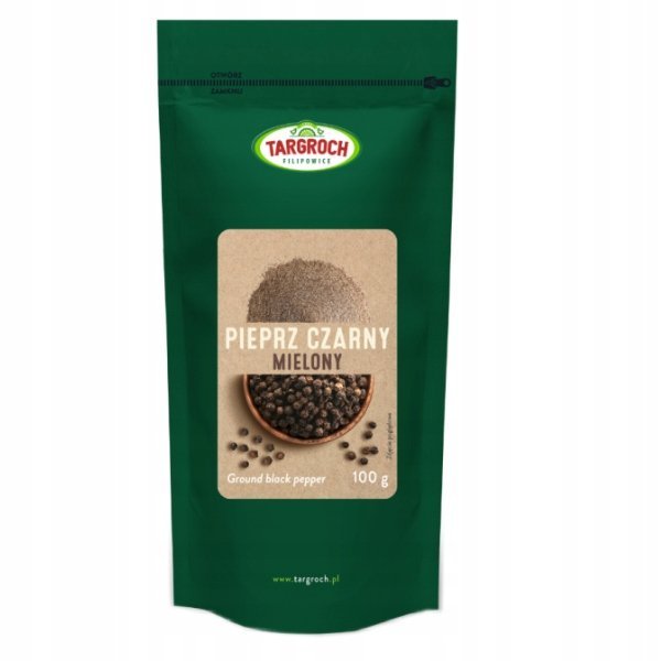 Pieprz czarny mielony 100g Targroch
